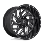 22X12 Fuel D581 Triton Black & Milled Wheel 5X5.5/5X150 (-43MM) New. Price: $600.00.