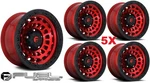 Fuel Zephyr Candy Red Wheels Rims Fits Gladiator Wrangler D63217907545 Five Used. Price: $1795.00.