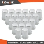 Labwork 33MM Lug Nut Covers Chrome Push On Style Plastic Tube Top 3-3/8" 20 Pack New. Price: $36.18.