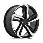 Performance Replicas PR216 Gloss Black Machined Rims: 20X8.5, 5X114.3/5X4.5, 45 New. Price: $454.00.