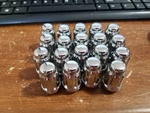 19 Chrome West Coast Wheel Accessories Spline/locking Lug Nuts 12X1.25 12-1.25 Used. Price: $7.42.