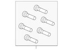 Genuine Gm Front Wheel Stud 12451949 New. Price: $10.41.