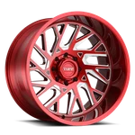Tuff Wheels Rim T4B 22X12 8X6.5 ET-45 125.1CB Candy Red W/ Milled Spoke New. Price: $580.02.