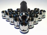 COYOTE-24 Chrome Open End 12X1. 5 Acorn Seat Tuner 6 Spline Lock Lug Nut Set Key New. Price: $24.18.