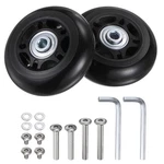Uxcell Replacement Luggage Wheels Suitcase 68X24MM, Black New. Price: $22.85.