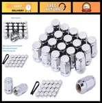 Set Of Chrome Acorn Lug Nuts 1/2X20 19MM Hex 1.38" Long For Jeep Wrangler & New. Price: $29.99.