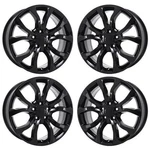 20" Dodge Durango Gloss Black Wheels Rims Factory Oem 2569 2016-2020 5ZR77DX8AA Remanufactured. Price: $1695.00.