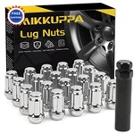 Mikkuppa M12X1 5 Spline Lug Nuts 20PCS Chrome Closed End Socket Key New. Price: $33.99.