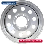 Ecustomrim Trailer Wheel 15X6 Lug On 5.5 Inches, Silver New. Price: $97.95.