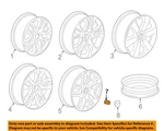 Gm Oem 20-21 Traverse Wheels-wheel Nut 19212925 New. Price: $49.18.