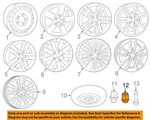 Chrysler Oem Wheel-lug Nut 6509769AA New. Price: $12.00.