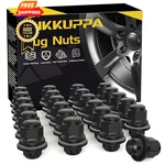 Mikkuppa 24PCS Lug Nuts 1.47 Inch M12X1.25-1.5" (38MM) Long, Black New. Price: $50.98.