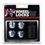Gorilla Open Ended Wheel Locks, 1/2" Thread, 3/4" Hex 19MM, Bulge Acorn, 78481N New. Price: $24.00.