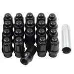 Install Kit - 12MM X 1.50 Et (1.57") Spline Bulge Acorn Blk Chrome 20 Lugs+key New. Price: $59.00.