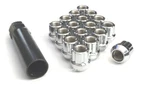 20X 12X1.5 Chrome Open Ended Tuner Spline Lock Wheel Lug Nuts Set With Key New. Price: $24.99.