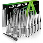 Autoptim 24PCS Spike Lug Nuts - Replacement For M14X1.5, Chrome New. Price: $65.26.