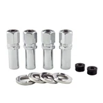 Mcgard 63001 Chrome Racing 1.365" Shank Style 4 Lug Nuts / Washers, New. Price: $54.95.