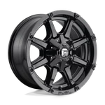 18X9 Fuel 1PC D575 Coupler 5X4.5/5.0 -12MM Gloss Black New. Price: $370.00.