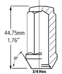 301148SBLK Lug-blg 75 3/4-M14 New. Price: $46.43.