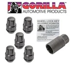 (5) Gorilla Wheel Locks, 1/2" Thread, Black, Bulge Acorn, 1/2-20 Rh, 71681NBC5 New. Price: $29.99.