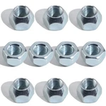 Ibroprat 10PCS 1/2-20 Inch Trailer Nuts Zinc Plated 509 Tire Lugs Wheel N.... Price: $14.46.