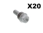 Porsche 996 997 986 987 Alloy Wheel Lug Bolts 45MM (X20) Febi Bilstein New. Price: $249.95.