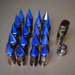 Dna LN-ZTL-9032-15-BL 16 Pcs Lug Nuts M12 X 1.5 25MM OD/75MM Open End Style Blue New. Price: $50.00.