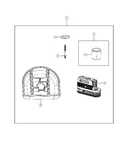 Genuine Mopar Spare Tire Nut 6512476AA New. Price: $12.38.