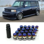Wheel Rim Lug Nuts 12X1.5 Blue Burning Titanium Rays Style Tuner Bolts New. Price: $43.19.