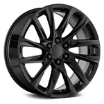 REPLICA1 RP25 Wheel 22X9 (28, 6X139.7, 78.1) Black Single Rim New. Price: $405.76.