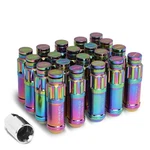 Nrg Neo Chrome 20PC M12X1.25 Steel Spline Close End W/dust Cap Cover Lug Nut+key New. Price: $100.00.