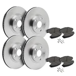 Front & Rear Brake Rotors + Ceramic Pads For 2016-2021 Chevy Cruze Volt New. Price: $169.53.