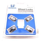 Genuine Oem Honda 08W42-SNA-100 Chrome Wheel Lock Set No Key Bag/ Socket New. Price: $28.00.