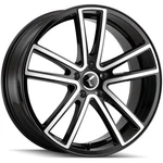 Kraze KR190 Lusso 20X8.5 5X112 +38MM Black/machined Wheel Rim 20" Inch New. Price: $244.99.