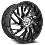 22" Inch Black Machined Azara 516 Wheels Rims 5X114.3 5X120 +38 24 New. Price: $1815.36.