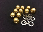 Transmission Kicker Side Cover Brass Acorn Nut Shovelhead Panhead Twin 7112-19 New. Price: $23.26.