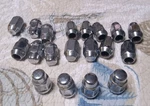 12X1.5 Heat Treated & 15 Rht Chrome Acorn Lug Nuts 12MM 1.50 3/4 Hex 20 To Used. Price: $25.00.