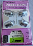 Mcgard Wheel Locks Kit 154 Steel 12MMX1.25 Chrome New Old Stock. Price: $29.99.