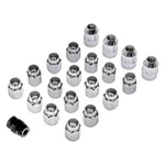 For Chevy K10 75-80 Chrome Cone Seat Acorn 2-PC Lug Wheel Installation Kit New. Price: $67.85.