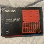 Neiko 02457A Lug-nut Key Set, Wheel-lock Removal Tool Kit For Aftermarket (new). Price: $70.00.