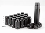 Set Of 20 Piece W/key Aodhan SPL35 1/2" Black Spline Lug Nut New. Price: $39.99.