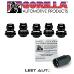 (5) Gorilla Wheel Locks, Black,toyota Factory Style, 12MM X 1.50, 73631TBCB-5 New. Price: $37.88.
