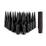 Mishimoto MMLG-SP1415-24BK Spiked Lug Nuts, M14X1.5, 24-PC Set New. Price: $98.99.