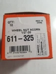 Dorman 611-325 Wheel Lug Nut Acorn Style (10 Pack) New. Price: $23.95.