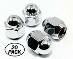 20 12X1.25 0.95" Chrome Dome Top Acorn Lug Nuts For Subaru Oem Wheels 3/4 Hex New. Price: $29.99.