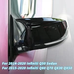 2X Mirror Cover Cap For Infiniti Q50 Q60 Q70 2014-2021 M3 Style Side Gloss Black New. Price: $24.99.