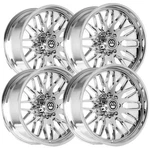 (set 4) Artem Off-road A206 Novus 20X10 6X5.5" -19MM Chrome Wheels Rims New. Price: $2036.00.