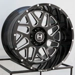 One 22X12 Hostile H108 Sprocket 8X6.5/8X165.1 -44 Black Milled Wheel Rim 125.2 New. Price: $590.77.