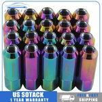 20PC 12X1.25MM 60MM Neo Chrome Extended Forged Aluminum Tuner Racing Lug Nut New. Price: $17.88.