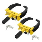 Kaycentop Universal Wheel Lock Clamp Anti Theft 2 Pack, Black Yellow New. Price: $79.19.